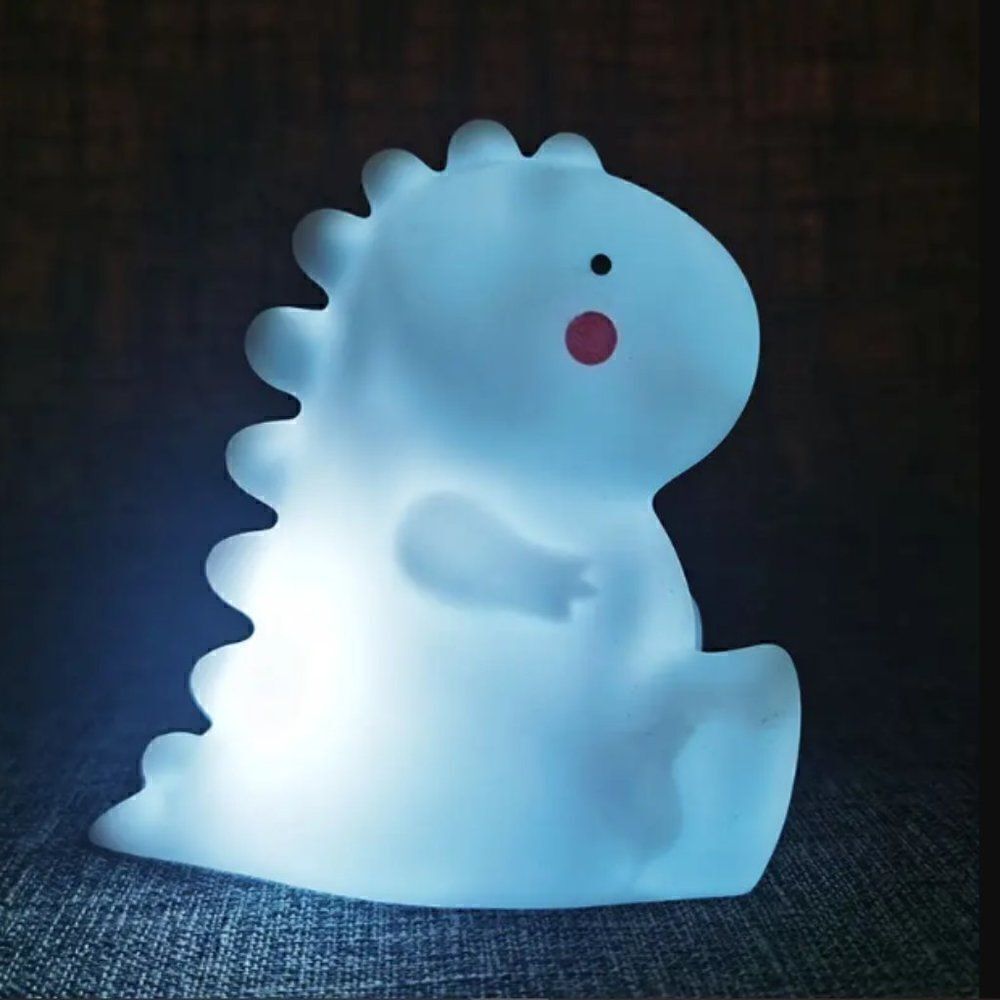 NEW Cute Dinosaur Night Light Rawr! So Adorable Soft White Light